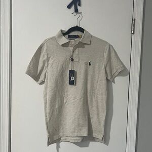 Polo by Ralph Lauren Men's Beige Polo Shirt